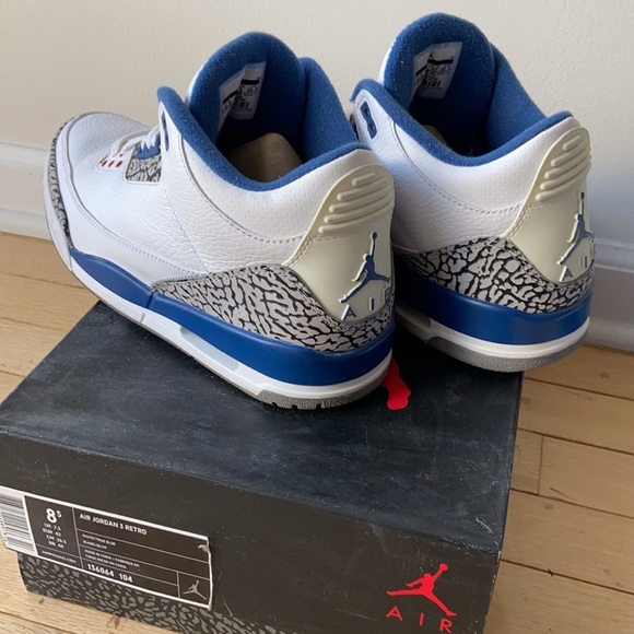 Jordan retro 3 2011 dead stock - True blues - Picture 6 of 8